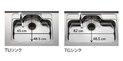 クリナップラクエラ、ステンレスシンク