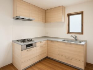 L型キッチンで実現する『動線革命』：賢い収納と快適調理スペースの作り方：大阪府豊中市のリフォーム会社『ゆきプロ』リフォームお役立ちコラム