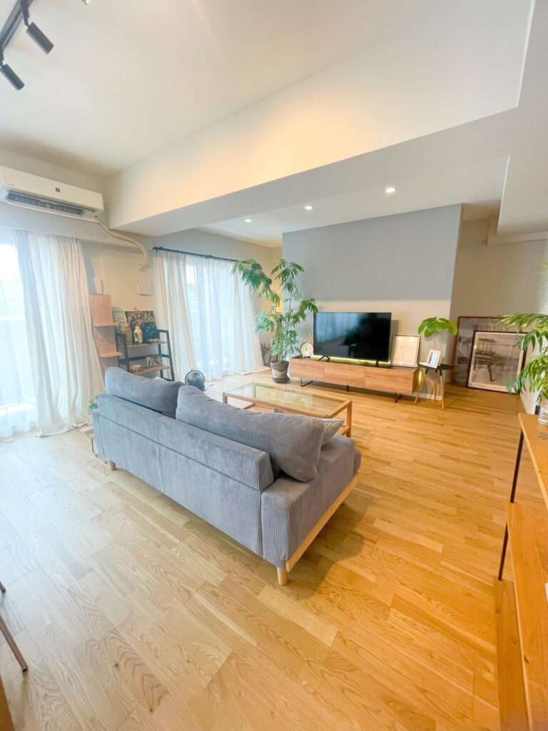 大阪府茨木市のマンションフルリノベーション施工後:リビング