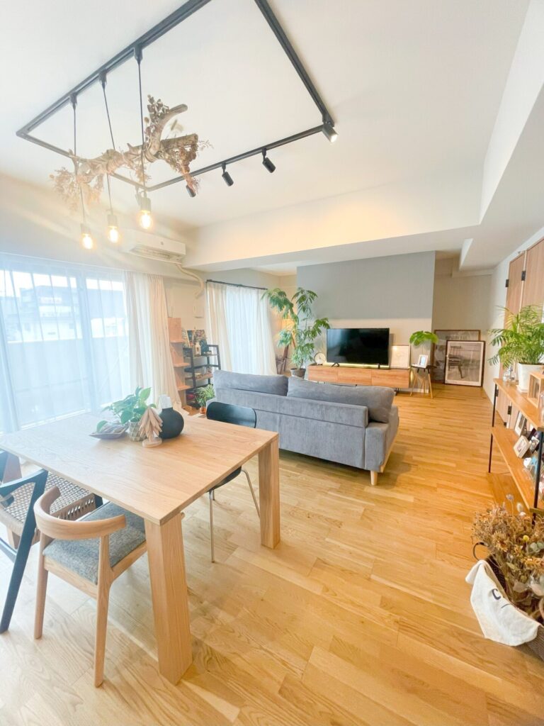 大阪府茨木市のマンションフルリノベーション施工後:LDK