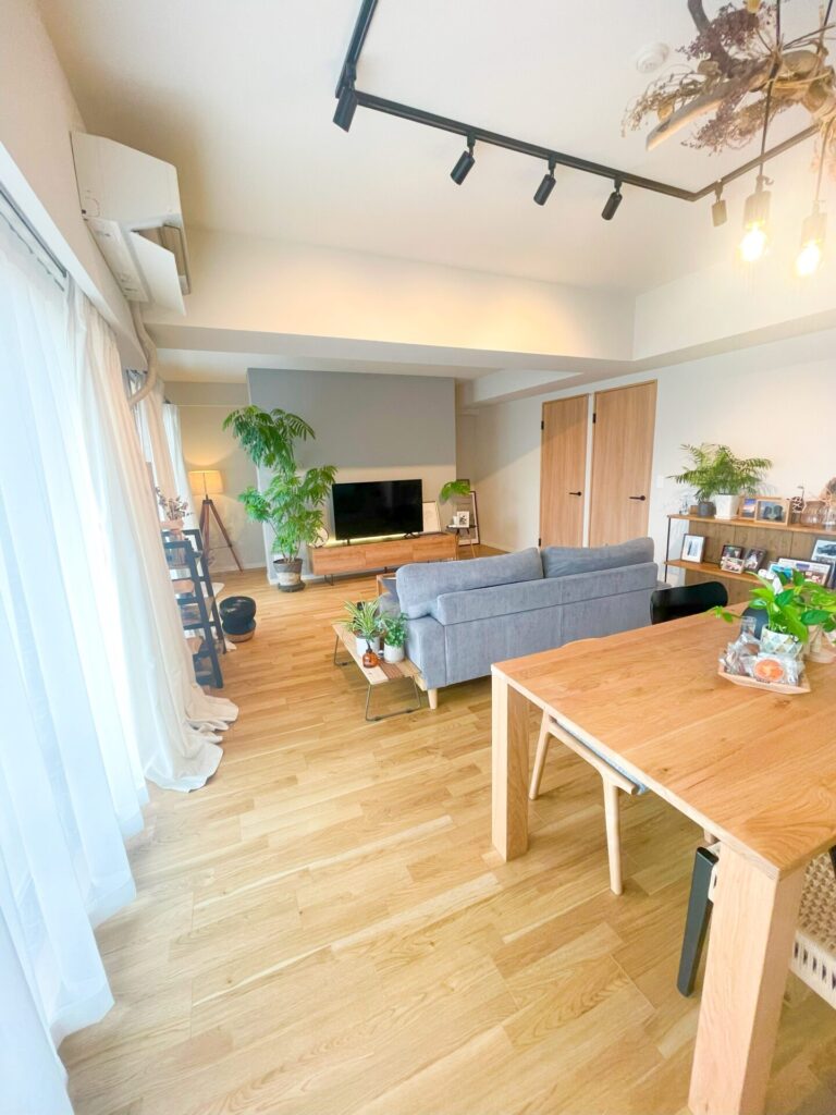 大阪府茨木市のマンションフルリノベーション施工後:LDK