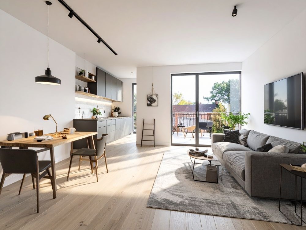 マンションリノベーション:シンプルモダン