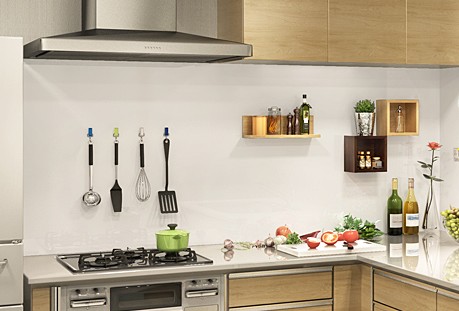 マグネットが付くタイプのキッチンパネル