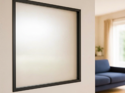 室内窓：すりガラス