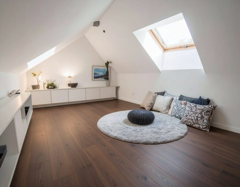 床の色がダークトーンで重い場合、閉塞感につながります