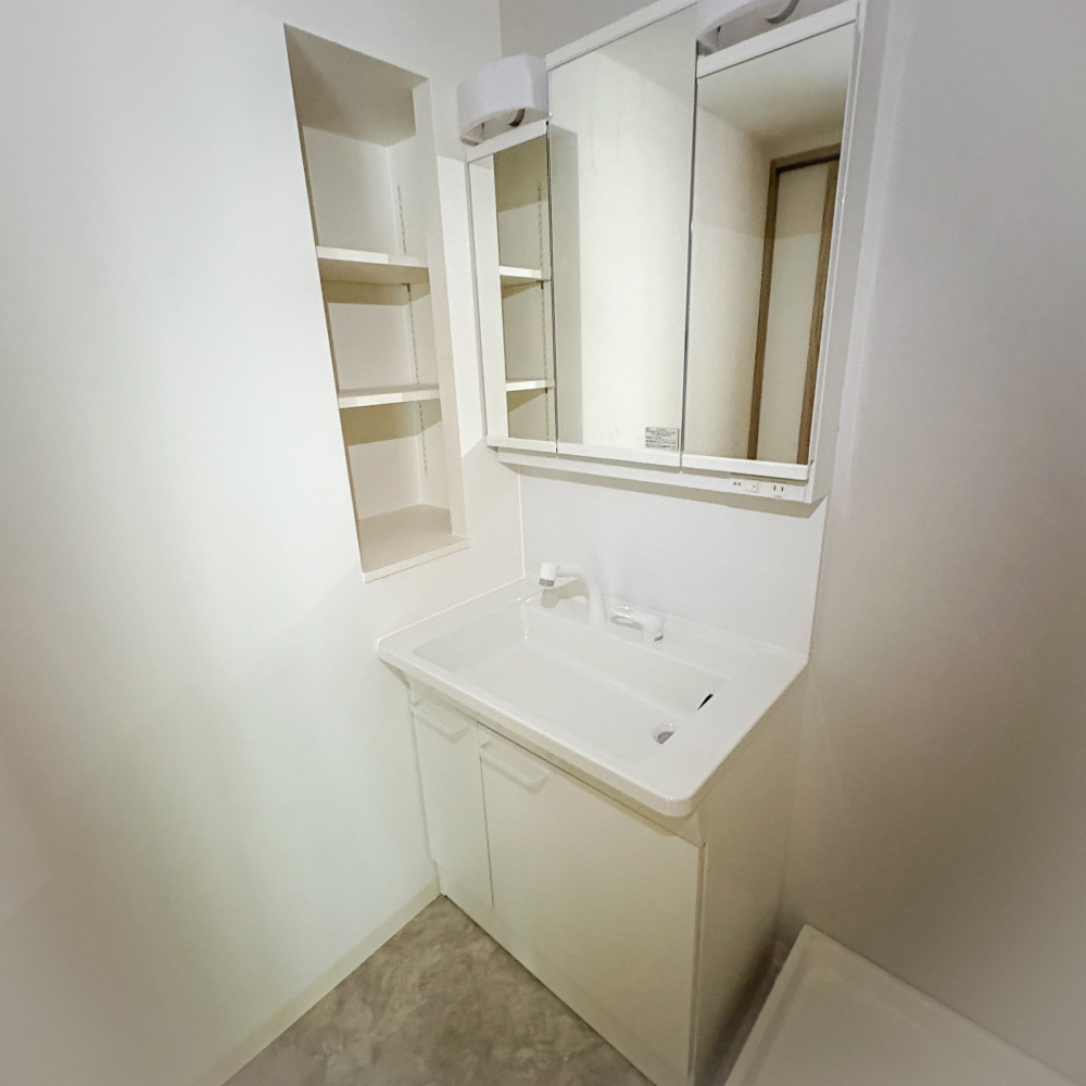 豊中市のマンションリフォーム:洗面のアフター画像